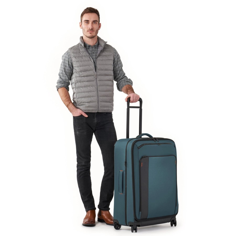 Luggage London Luggage | Zdx Large Expandable Spinner - Ocean