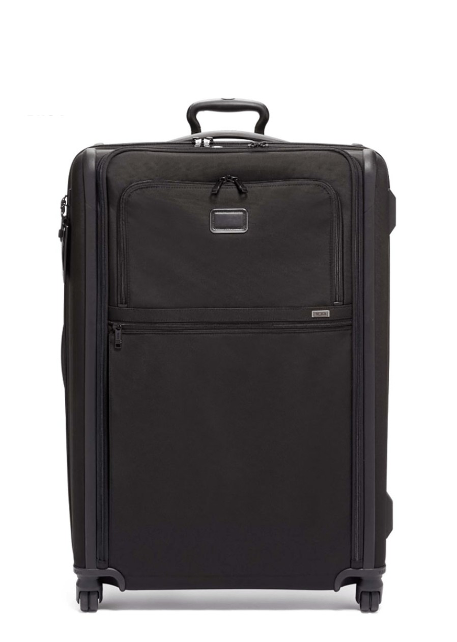 Luggage London Luggage | Alpha 3 Extended Trip Expandable 4 Wheeled Packing Case - Black