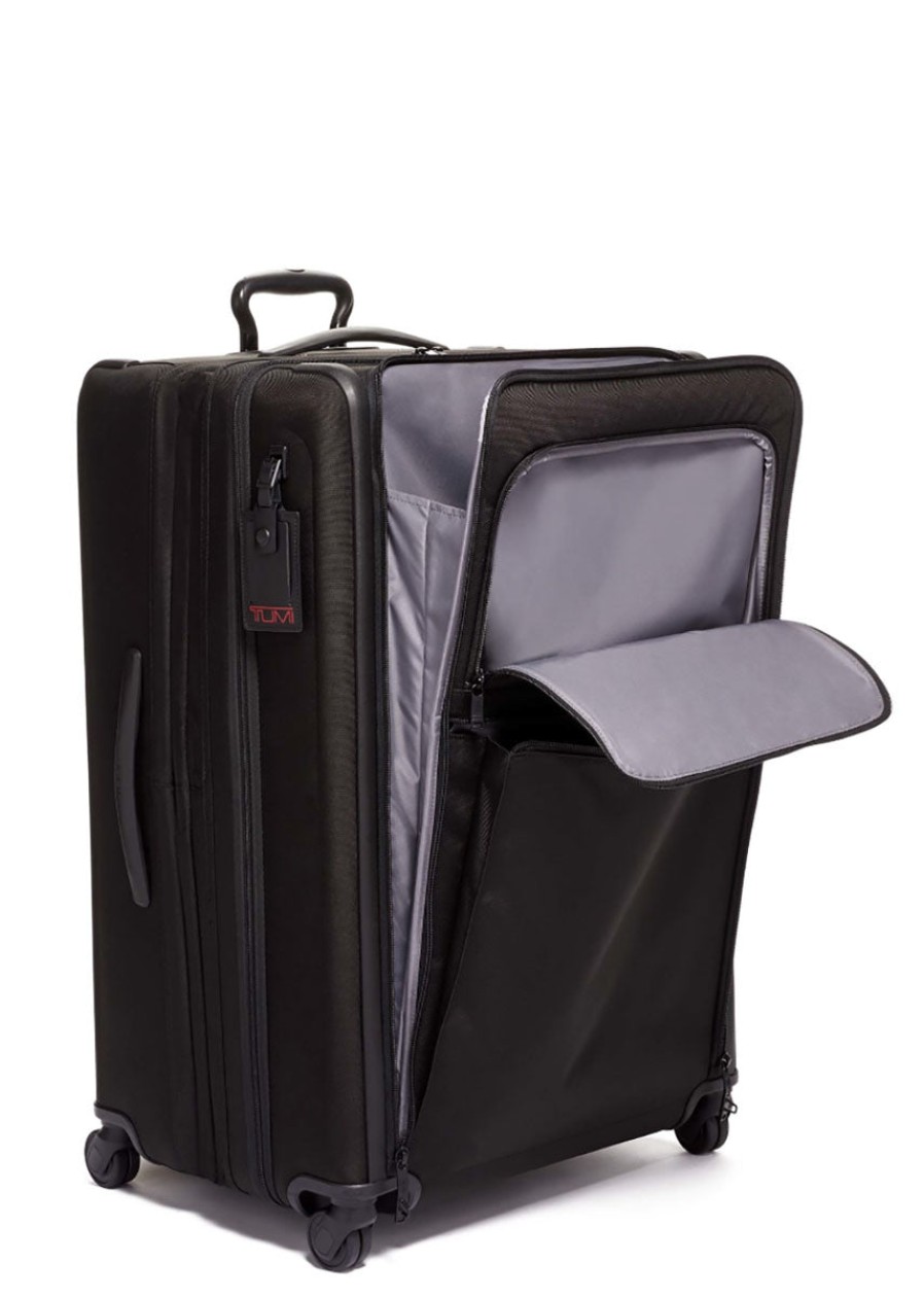 Luggage London Luggage | Alpha 3 Extended Trip Expandable 4 Wheeled Packing Case - Black