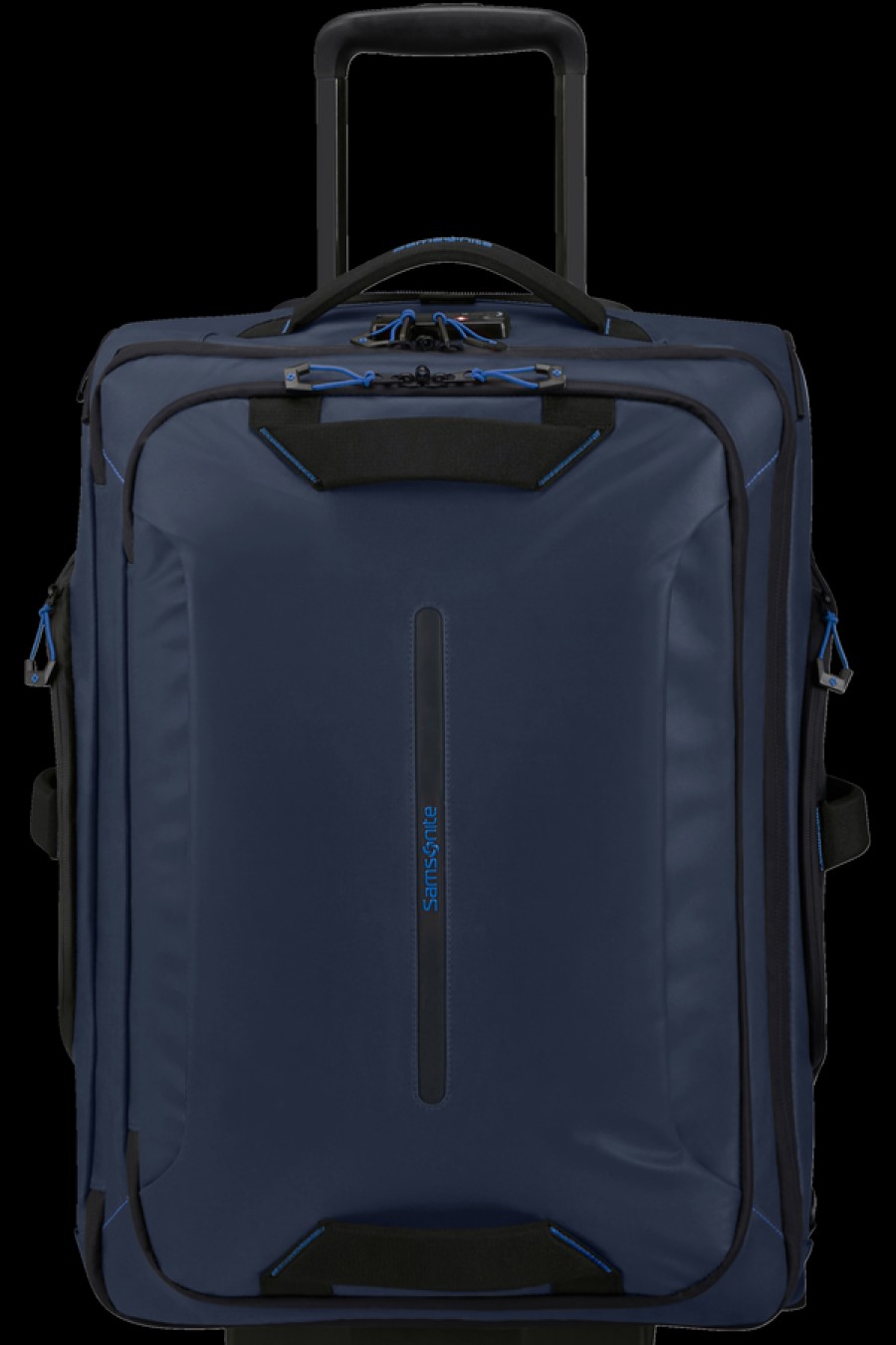 Bags London Luggage | Ecodiver Duffle With Wheels 55Cm Backpack - Blue Nights