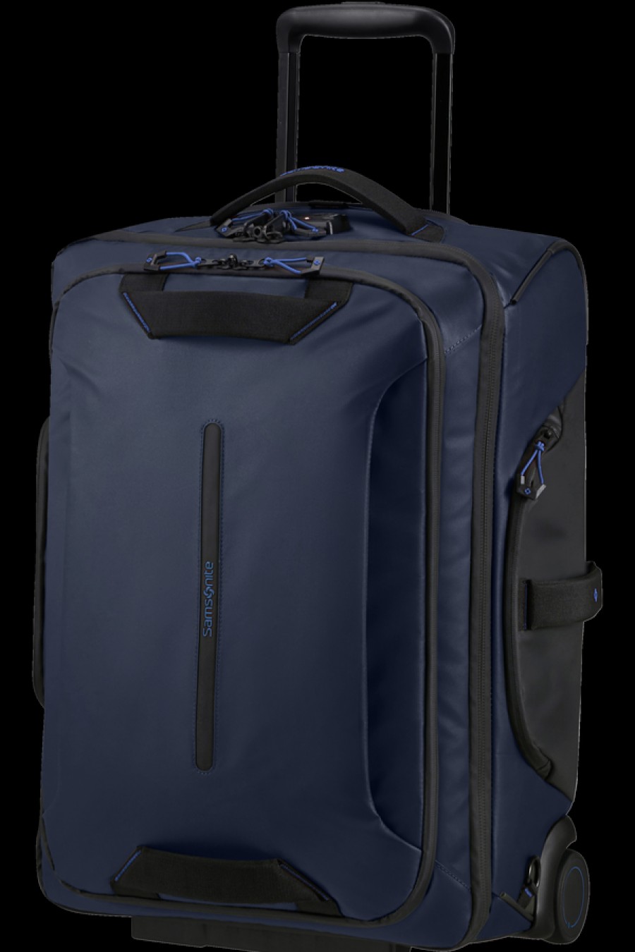 Bags London Luggage | Ecodiver Duffle With Wheels 55Cm Backpack - Blue Nights