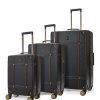 Luggage London Luggage | Vintage Set Of 3 Suitcases - Black