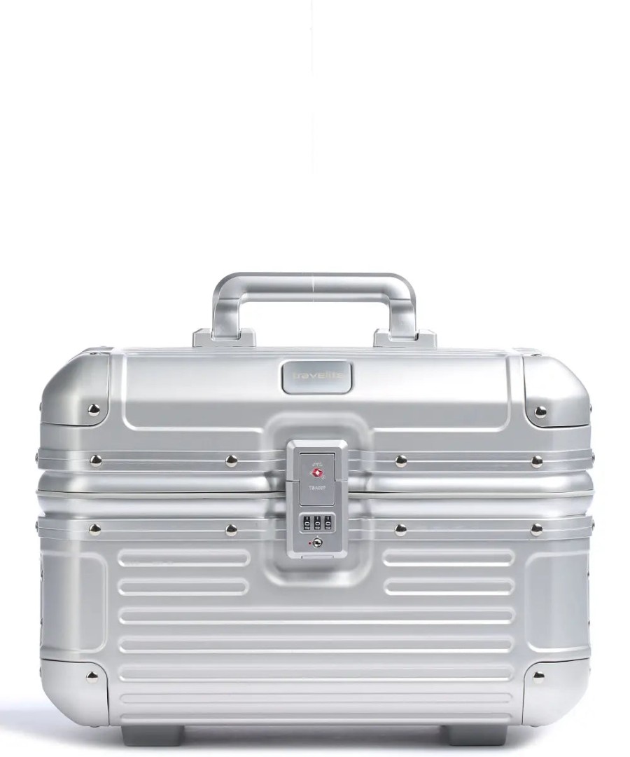 Accessories London Luggage | Travelite Next Beauty Case 38Cm - Silver