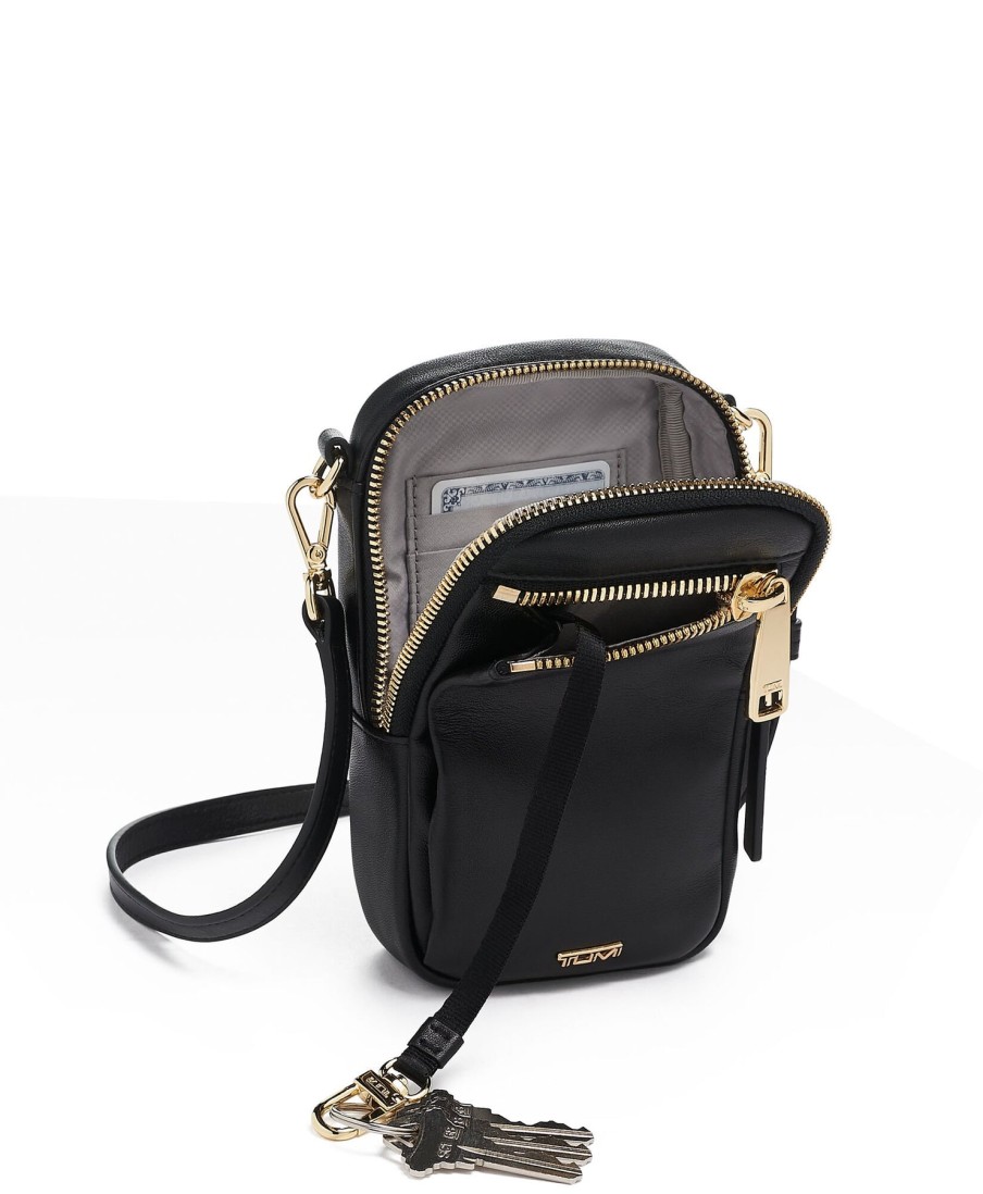 Bags London Luggage | Voyageur Katy Crossbody Leather - Black