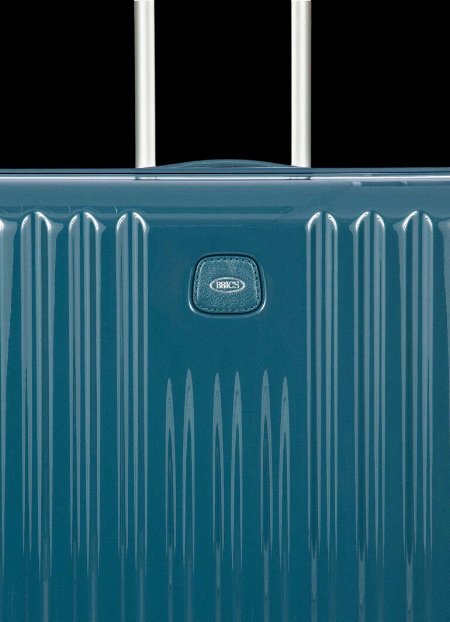 Luggage London Luggage | Positano Large Positano Monochrome Trolley - Petrol