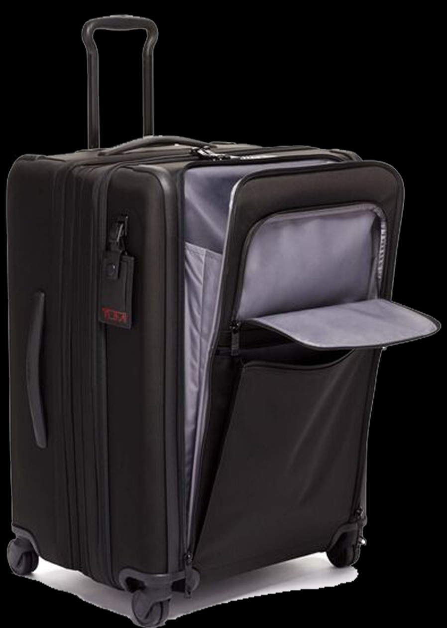 Luggage London Luggage | Alpha 3 Short Trip Expandable 4 Wheeled Packing Case - Black