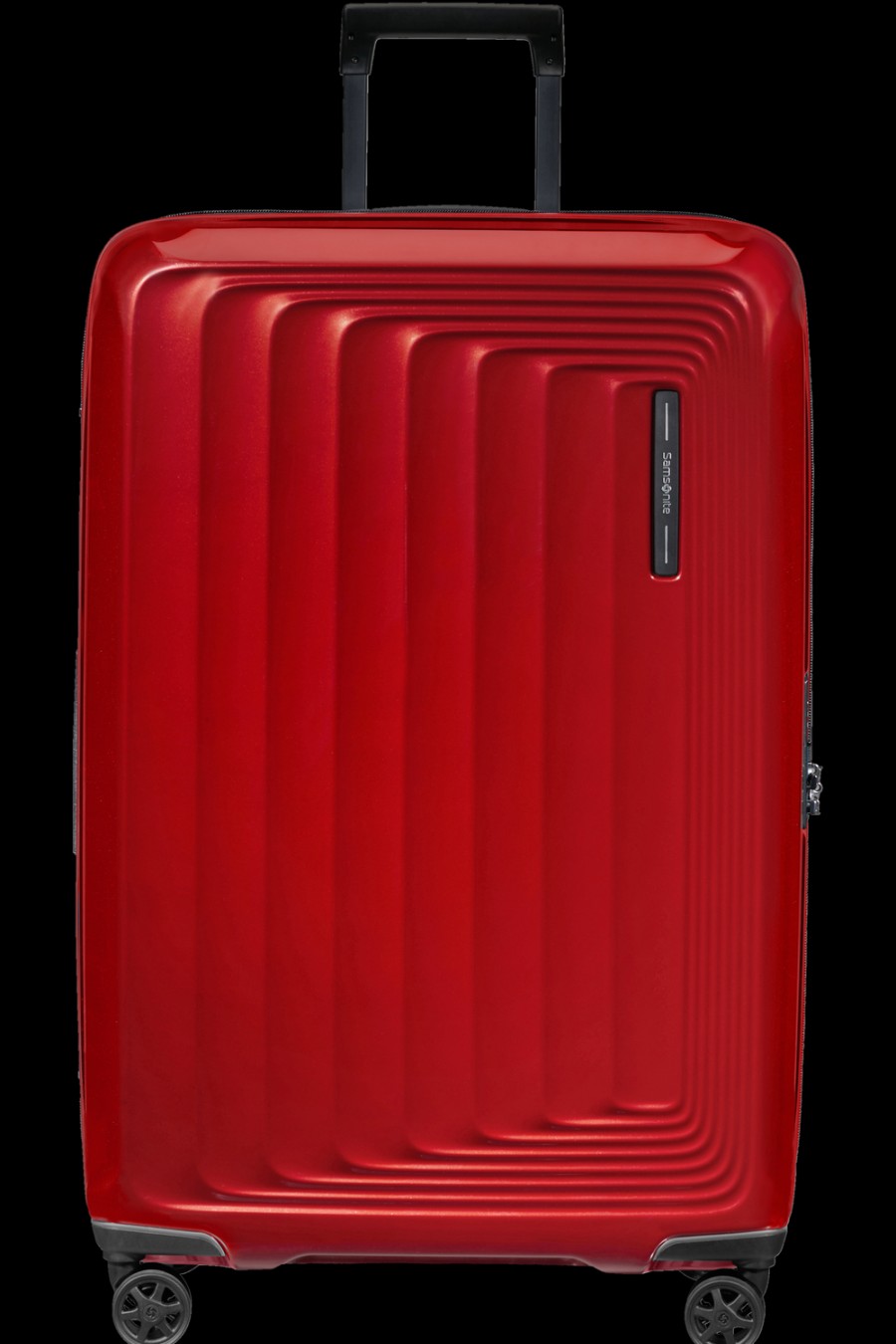 Luggage London Luggage | Nuon Spinner Expandable (4 Wheels) 75Cm - Metallic Red