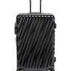 Luggage London Luggage | 19 Degree Short Trip Expandable 4 Wheeled Packing Case - Black