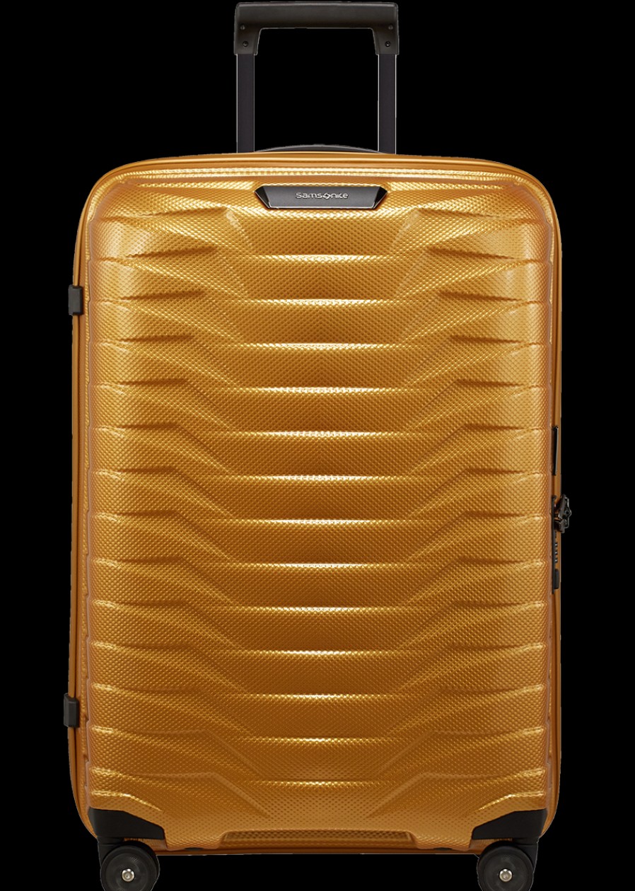 Luggage London Luggage | Proxis Spinner (4 Wheels) 69Cm - Honey Gold