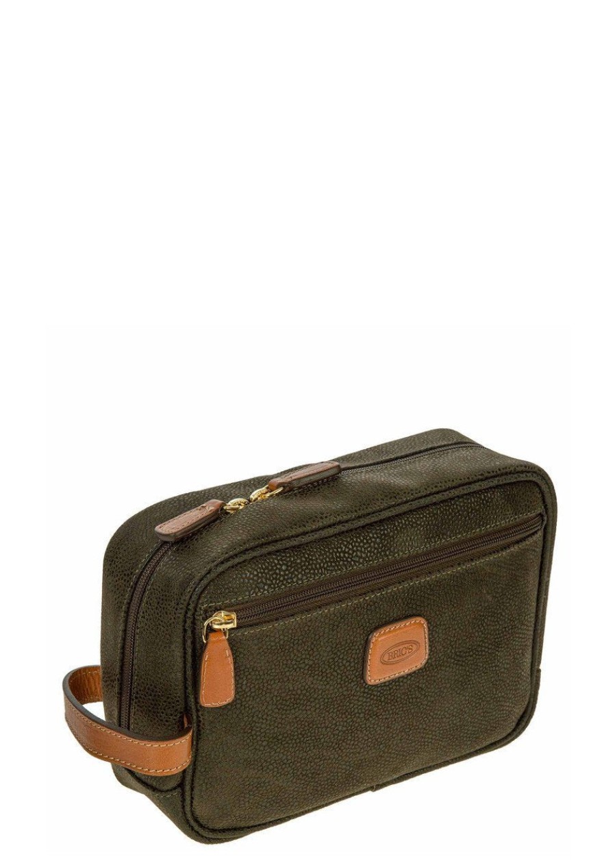 Accessories London Luggage | Life Toiletry Bag 25Cm - Olive