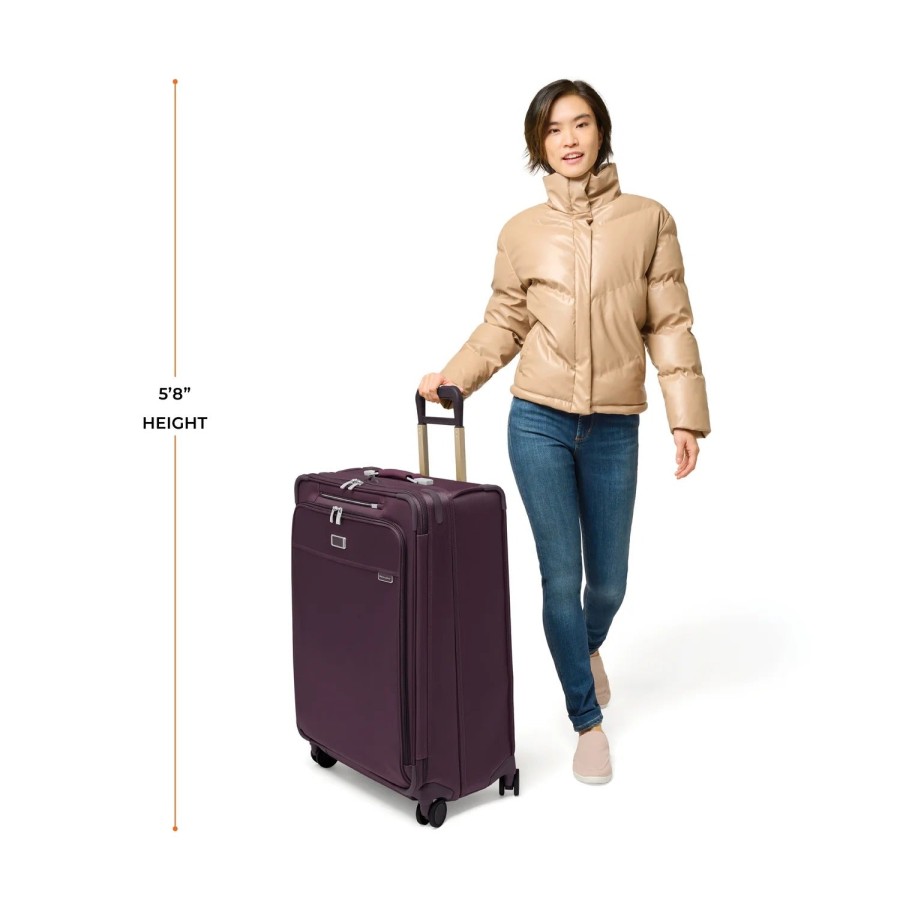 Luggage London Luggage | Baseline Limited Edition Large Expandable Spinner - Plum