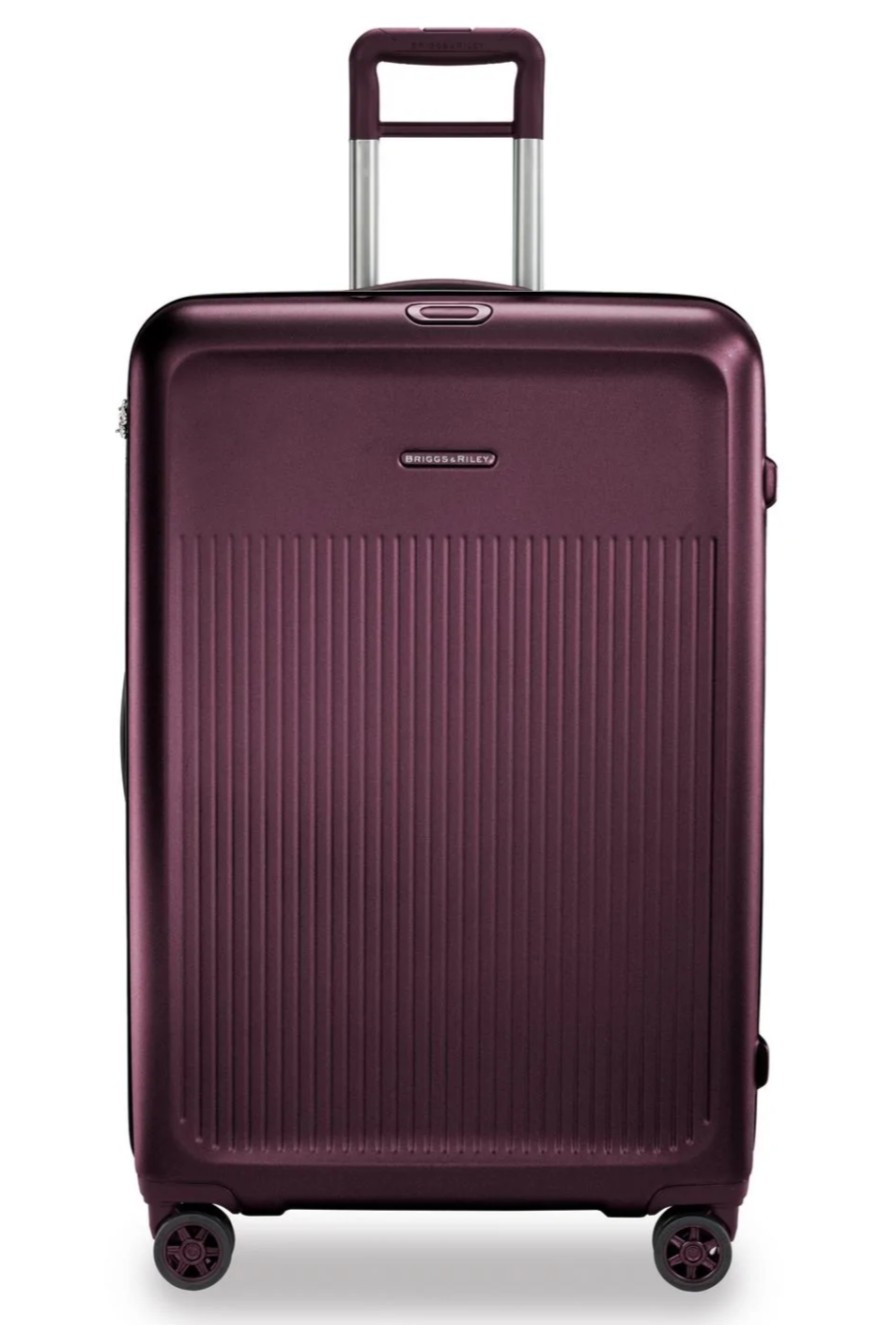 Luggage London Luggage | Sympatico Large Expandable Spinner - Plum