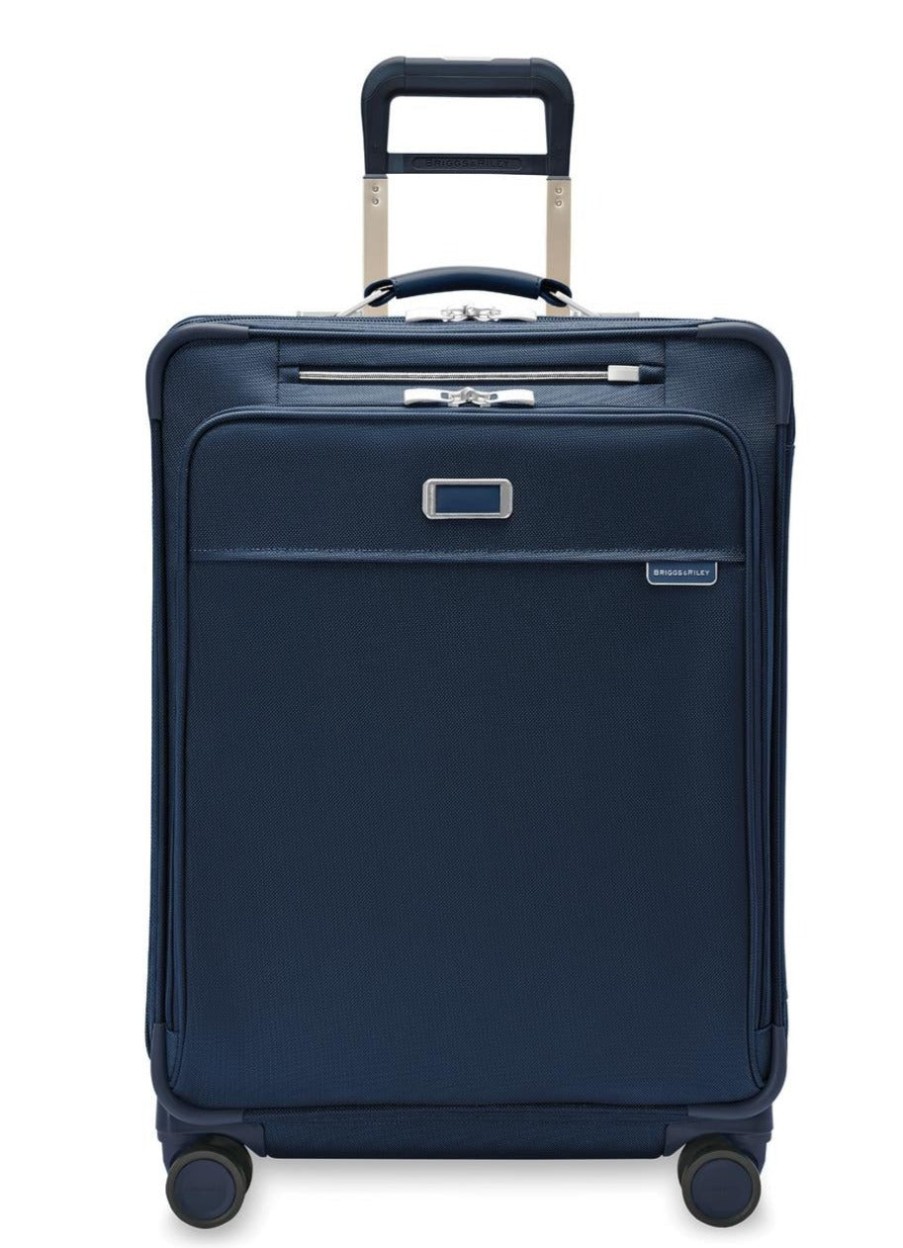 Luggage London Luggage | Baseline Medium Expandable Spinner - Navy