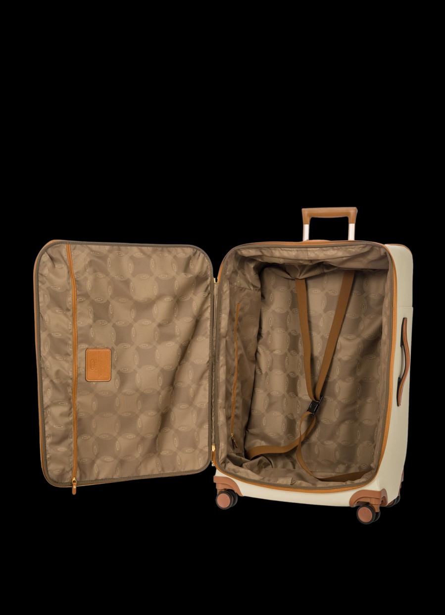 Luggage London Luggage | Firenze Compound Medium Trolley - Cream