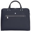 Bags London Luggage | Victoria Signature Briefcase - Midnight Blue