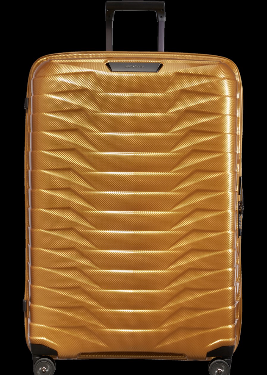 Luggage London Luggage | Proxis Spinner (4 Wheels) 81Cm - Honey Gold