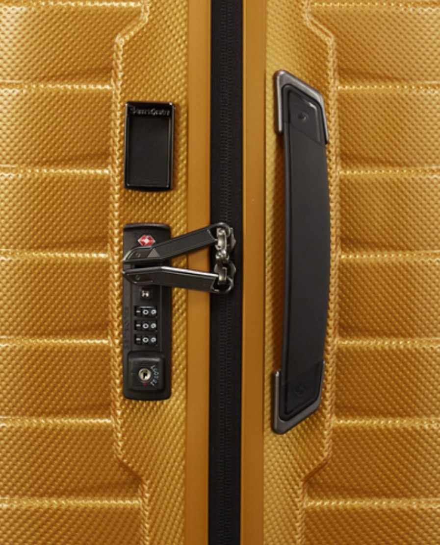 Luggage London Luggage | Proxis Spinner (4 Wheels) 81Cm - Honey Gold